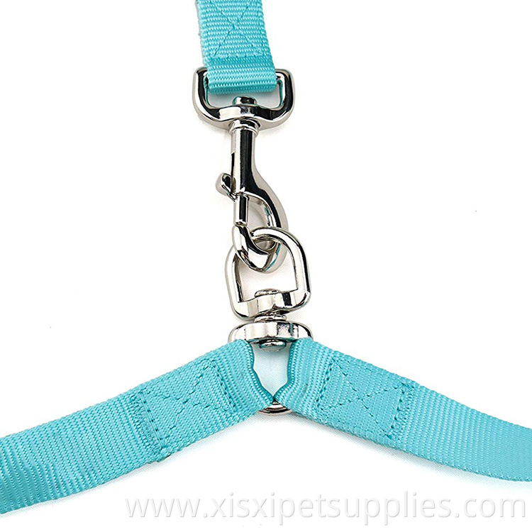 Reflective Stitching Tangle Free Bungee 6ft Double Dog Leash for Medium &Large Dogs